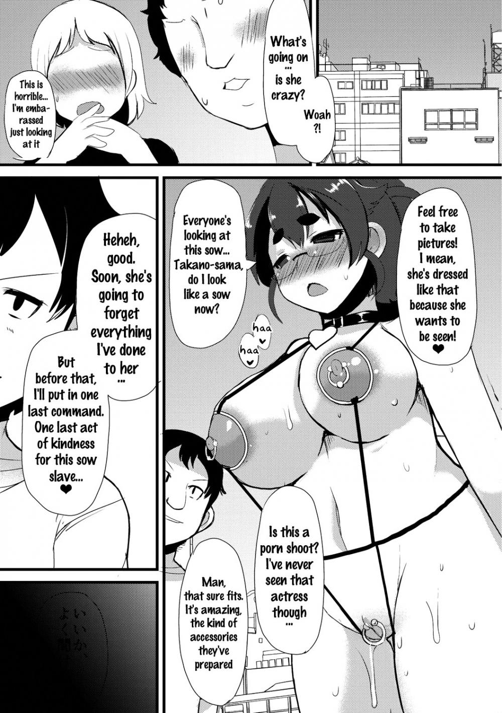 Hentai Manga Comic-A Large Breasted Honor Student Makes The Big Change to Perverted Masochist-Chapter 5-36